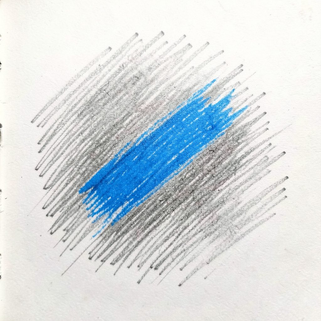 Pencil illustration of an open report booklet in navy and sky blue, giving a measured research feel.